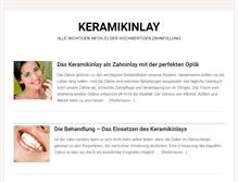 Tablet Screenshot of keramikinlay.info